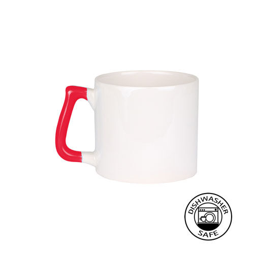 Sublimasyon Kırmızı Kulplu Seramik Gala Kupa - Kutulu - 3