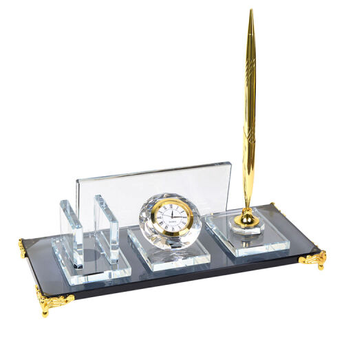 Süblimasyon Kristal Kalemli Masa İsimlik - OFİSOMİ-T