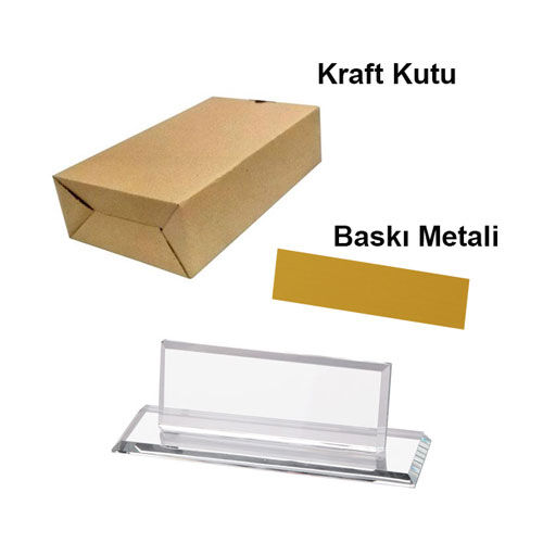 Sublimasyon Kristal Masa İsimliği - OFİSOMİ-S (1)