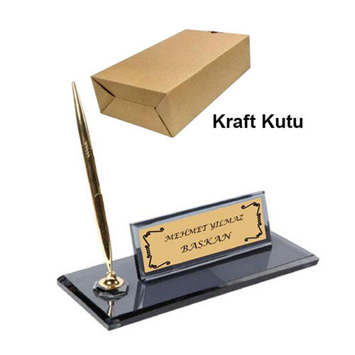 Sublimasyon Kristal Masa İsimliği - OFİSOMİ-S (1)