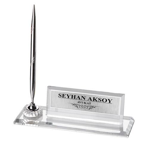 Sublimasyon Kristal Masa İsimliği - OFİSOMİ-S