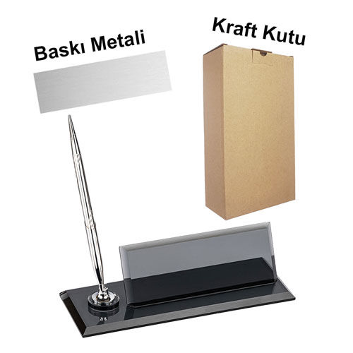 Sublimasyon Kristal Masa İsimliği - OFİSOMİ-S (1)