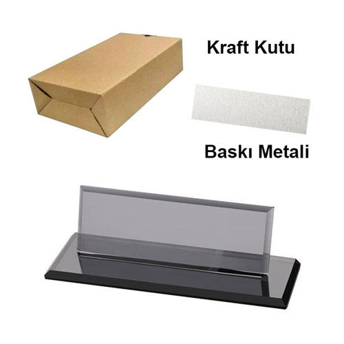 Sublimasyon Kristal Masa İsimliği - OFİSOMİ-S (1)