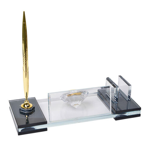 Sublimasyon Kristal Masa İsimliği Tek Kalemli - OFİSOMİ-T (1)