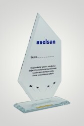 Sublimasyon Kristal Plaket Beyaz Zümrüt - 1