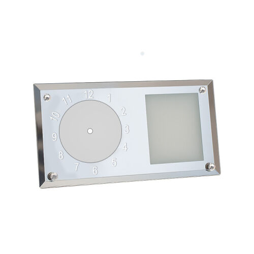 Süblimasyon Kristal Saat Camı - 16x30cm - OFİSOMİ-T