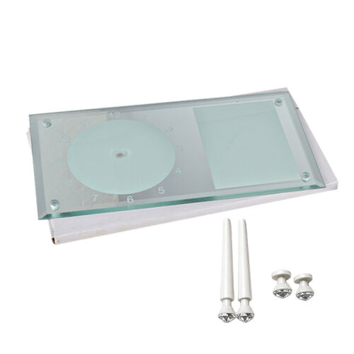 Süblimasyon Kristal Saat Camı - 16x30cm - 5