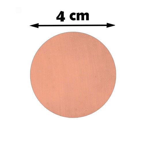 Sublimasyon Madalya Göbeği 4 cm Bronz - OFİSOMİ-S