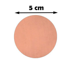 Sublimasyon Madalya Göbeği 5 cm - Bronz - 1