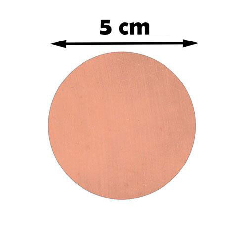 Sublimasyon Madalya Göbeği 5 cm - Bronz - 1