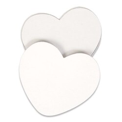 Sublimasyon Magnet Küçük Kalp 8cm x 7cm - 3