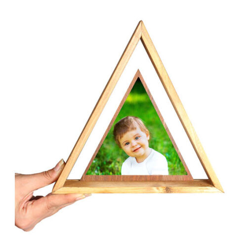 Sublimasyon Masaüstü Üçgen Ahşap Çerçeve - Sabit - OFİSOMİ-S
