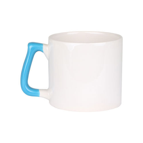 Sublimasyon Mavi Kulplu Seramik Gala Kupa - Kutulu - OFİSOMİ-S