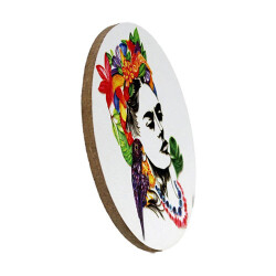 Sublimasyon Eko. MDF Bardak Altlığı 5 mm - Yuvarlak - 1