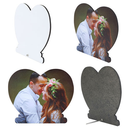 Sublimasyon MDF Kalp Çerçeve 19x23 cm - OFİSOMİ-S (1)