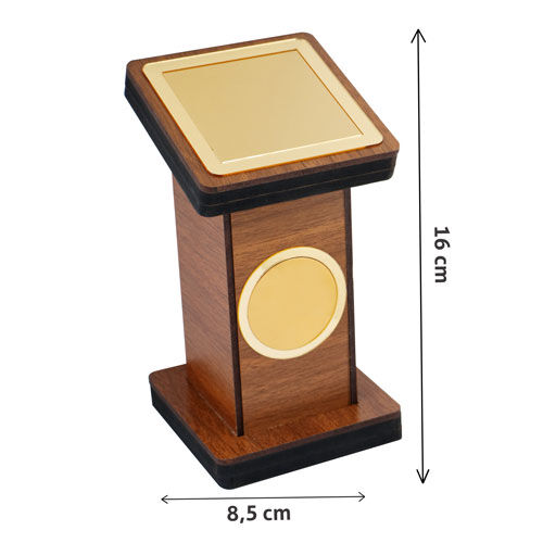 Sublimasyon MDF Mezuniyet Plaket Kürsüsü - OFİSOMİ-S (1)