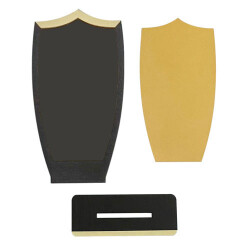 Sublimasyon Metal Baskılı Ahşap Plaket - Altın Metalli - 2