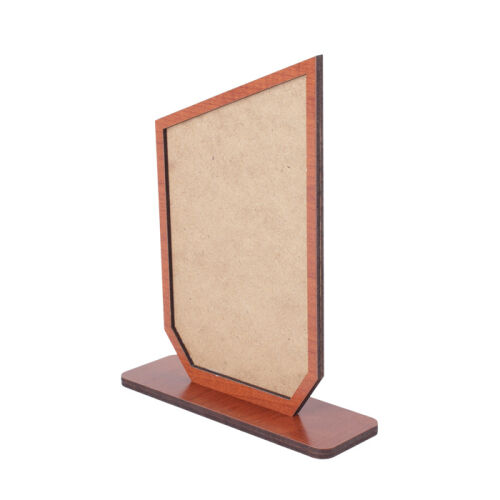 Sublimasyon Metal Baskılı Kahverengi Ahşap Plaket - OFİSOMİ-S (1)