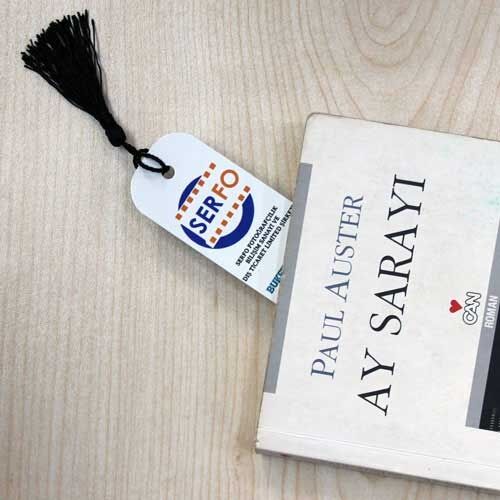 Sublimasyon Metal Kitap Ayracı - Beyaz - 2
