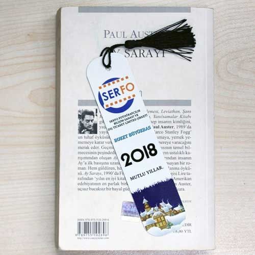 Sublimasyon Metal Kitap Ayracı - Beyaz - 3