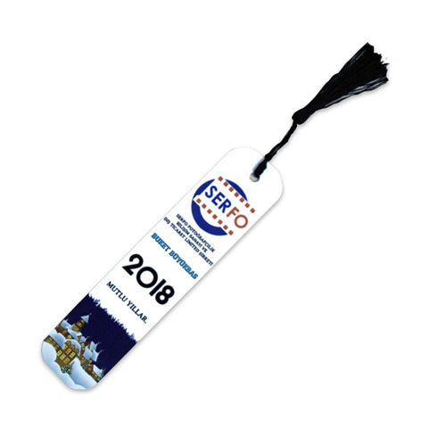 Sublimasyon Metal Kitap Ayracı - Beyaz - OFİSOMİ-S