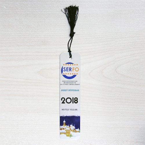 Sublimasyon Metal Kitap Ayracı - Gümüş - OFİSOMİ-S (1)