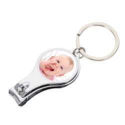 Sublimasyon Metal Tırnak Makası Anahtarlık - 2