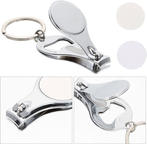 Sublimasyon Metal Tırnak Makası Anahtarlık - 3