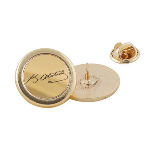 Sublimasyon Metal Yaka Rozeti - Altın - OFİSOMİ-S