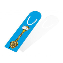 Sublimasyon Geçmeli Metal Kitap Ayracı - Beyaz - 1