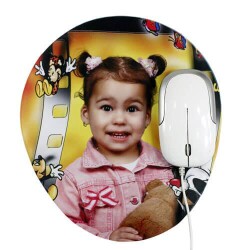 Sublimasyon Oval Mouse Pad - Bilek Destekli - 2