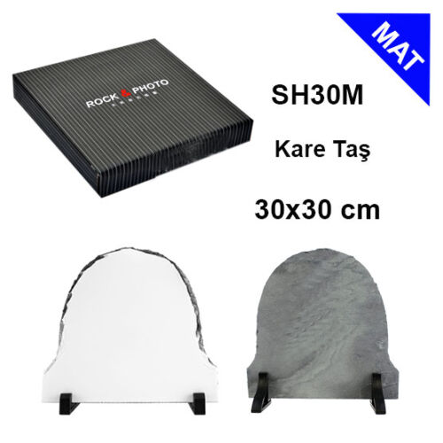 Sublimasyon Oval Taş 30x30 cm - MAT - OFİSOMİ-S (1)