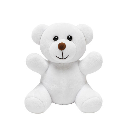 Beyaz Pelüş Oyuncak Ayı - OFİSOMİ-T
