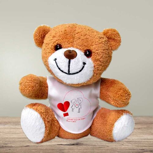 Sublimasyon Pelüş Kahverengi Ayı - OFİSOMİ-T (1)