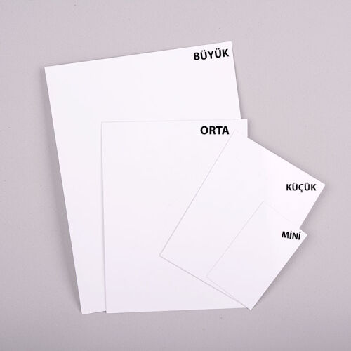 Süblimasyon Plaket Baskı Metali - Beyaz - OFİSOMİ-T