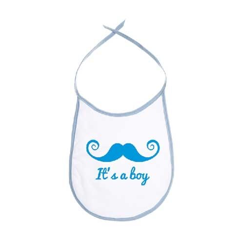 Sublimasyon Polyester Mama Önlüğü - Mavi Biyeli - OFİSOMİ-S (1)