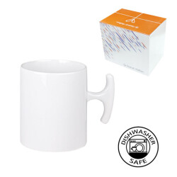 Sublimasyon Porselen Curve Kupa - Kutulu - 1