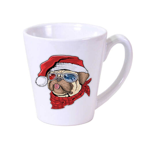 Sublimasyon Porselen Konik Beyaz Kupa - 3