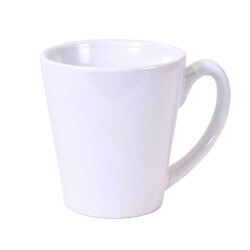 Sublimasyon Porselen Konik Beyaz Kupa - 4