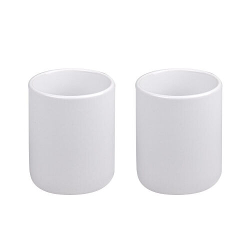 Süblimasyon Porselen Kulpsuz İkili Fincan Seti - OFİSOMİ-T