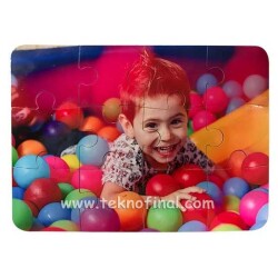 15x20cm Süblimasyon Puzzle Magnet - 10'lu Paket - 1