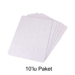 15x20cm Süblimasyon Puzzle Magnet - 10'lu Paket - 2