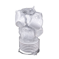 Süblimasyon Salkım Standlı Türk Kahve Fincan Takımı - 6'lı Beyaz - 2