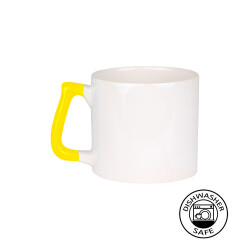 Sublimasyon Sarı Kulplu Seramik Gala Kupa - Kutulu - 3