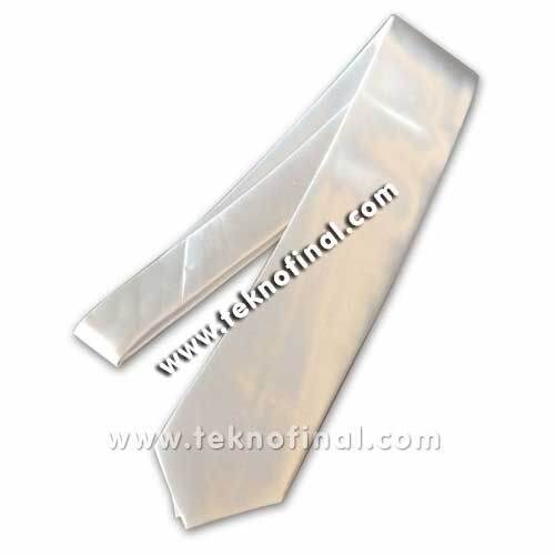 Sublimasyon Saten Beyaz Kravat - OFİSOMİ-T