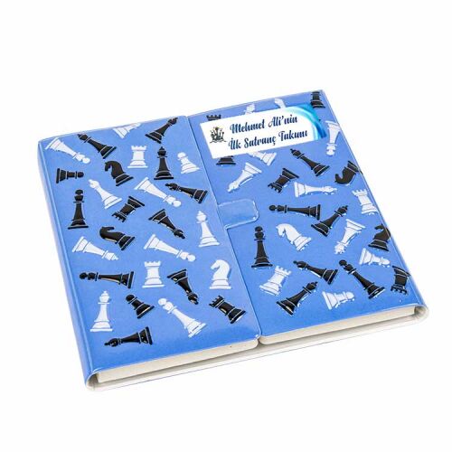 Süblimasyon Satranç Takımı -Mavi - 6