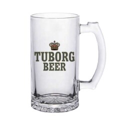 Süblimasyon Şeffaf Bira Bardağı - 2 Adet - 3