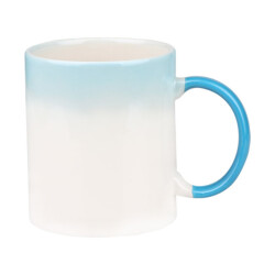 Sublimasyon Seramik Degrade Mavi Kupa - Kutulu - 1