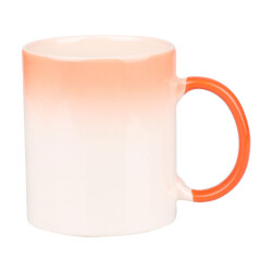 Sublimasyon Seramik Degrade Turuncu Kupa - Kutulu - 1