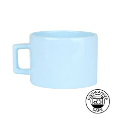 Sublimasyon Seramik Mavi Lüks Fincan - Kutulu - 3